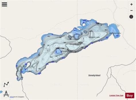 Mosquito Lake Fishing Map | Nautical Charts App