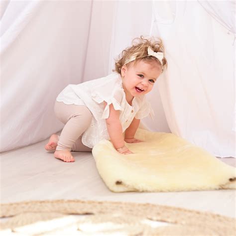 Sheepskin Baby Rug. Lambskin Playmat. Soft & Cosy | Naturally Sheepskins