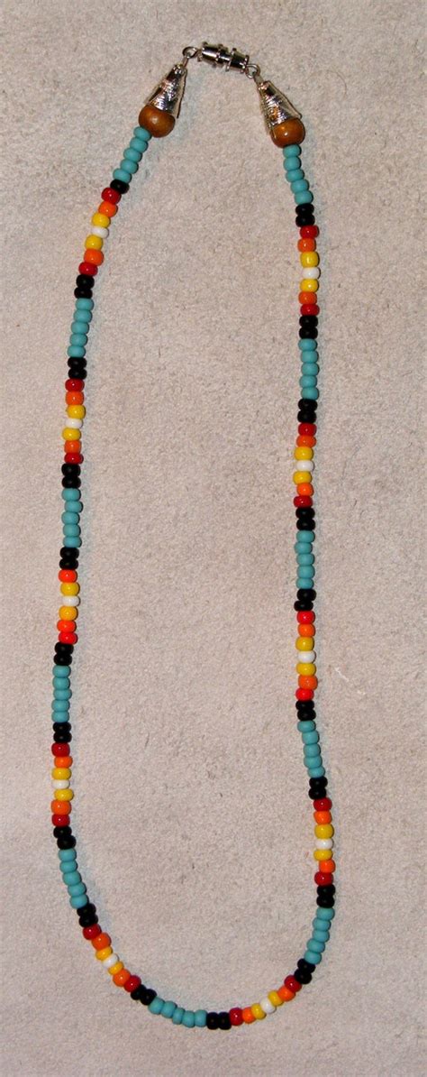 Handmade Native American Beaded Necklace