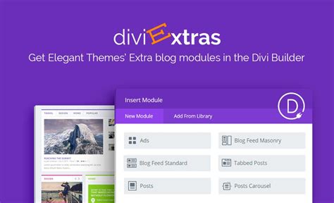 Divi Extras Plugin - Adds 7 New Post Modules | Divi Space