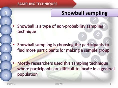 Sampling methods- Random, Systematic and Snowball