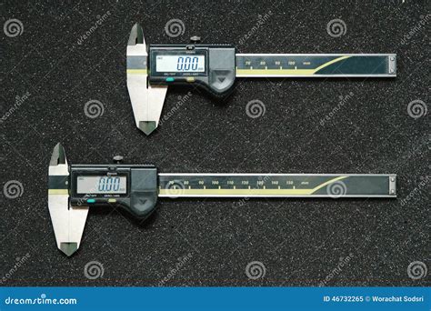 Digital Vernier stock image. Image of millimeter, caliper - 46732265