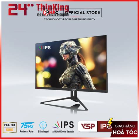 Mua Màn Hình VSP 24inch /FULL HD/ IPS/ 75Hz - PHẲNG FULL VIỀN - Bảo ...