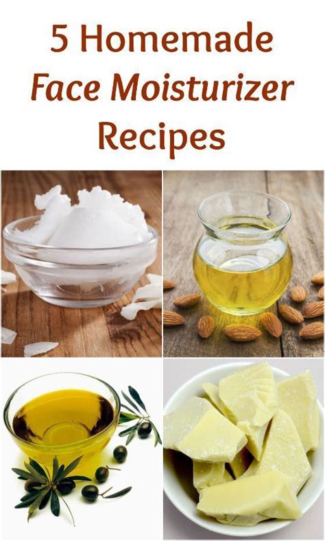 5 Homemade Face Moisturizer Recipes - Selfcarer | Homemade face moisturizer, Skin care recipes ...