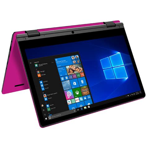 Ematic 11.6" Convertible Touchscreen Laptop with Windows 10 S, 2GB RAM ...