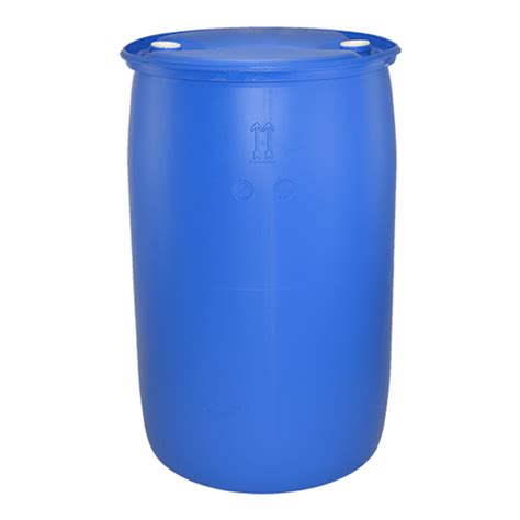 220 litre Tight Head L-ring Blue Plastic Drum - ITP Packaging