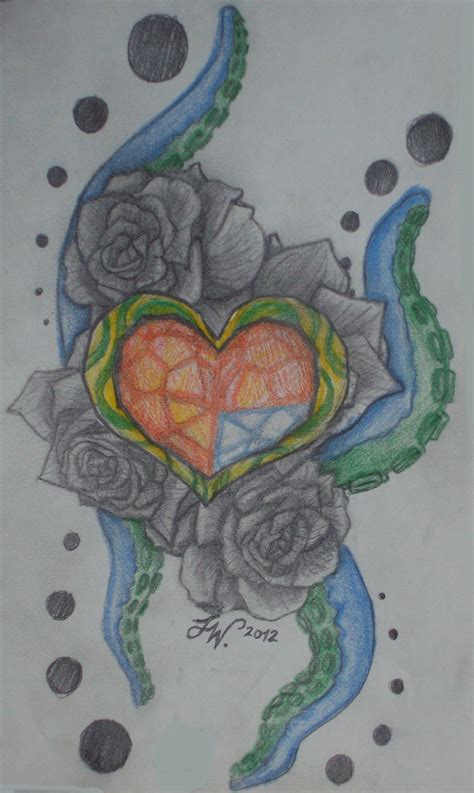 Zelda heart container Tattoo commission by yes-Im-GAY on DeviantArt