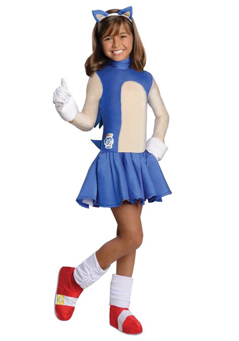 Child Sonic Girls Costume | eBay