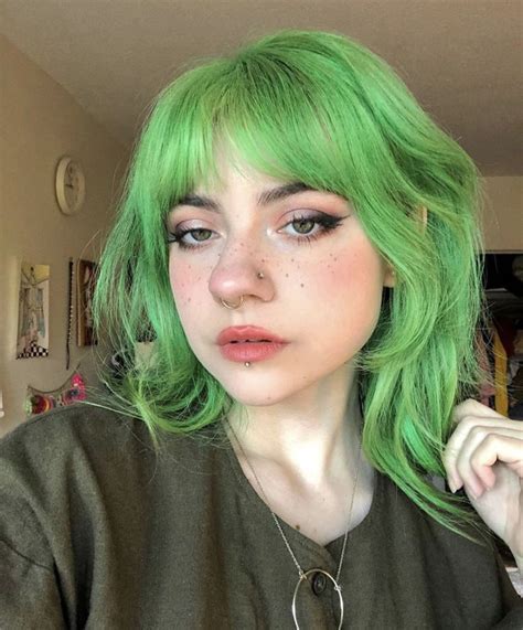 Alternative Hair, New Hair, Green Hair, Dyed Hair, People, Green Hair ...