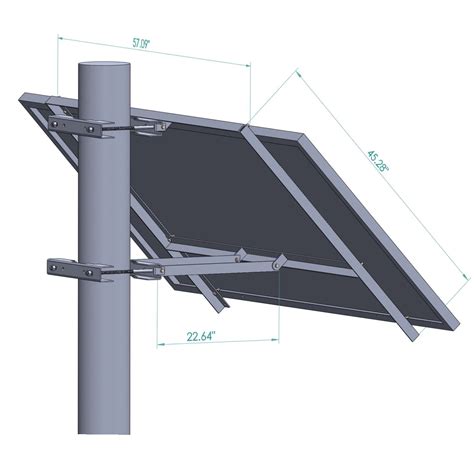 1 Solar Panel Mounting Bracket | Pole Mounting System – Volts energies