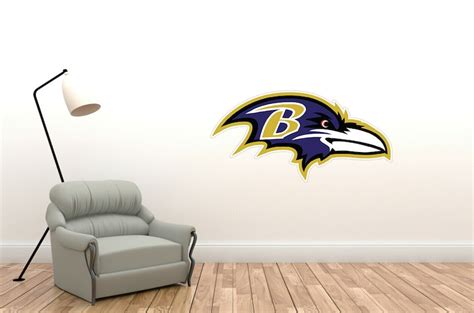 Wall Decal Baltimore Ravens Logo NFL Decor Vinyl Art Mural | Etsy