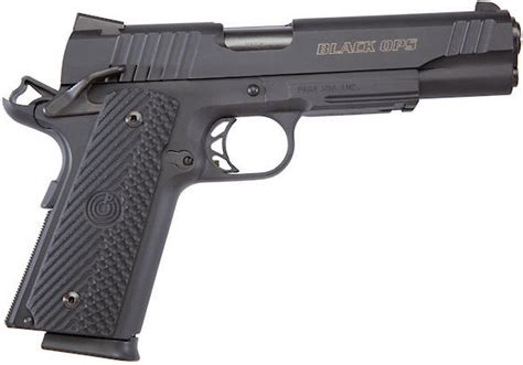 Buy Para Limited Black Ops 1911 Pistol PRX845SO, 45 ACP, 5 in, G10 Composite Grip, Black Finish ...