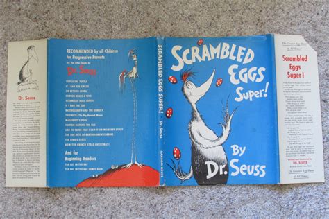 Scrambled Eggs Super by Dr. Seuss: Near Fine Hardcover (1958) 1st ...