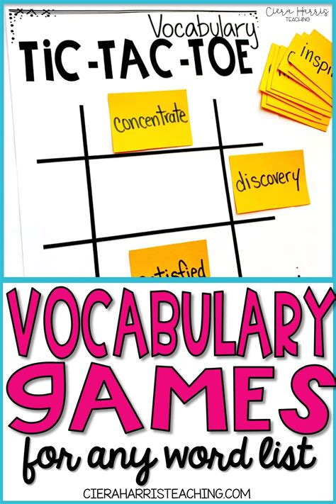 Vocabulary games for kids are a great way to engage students in any ...