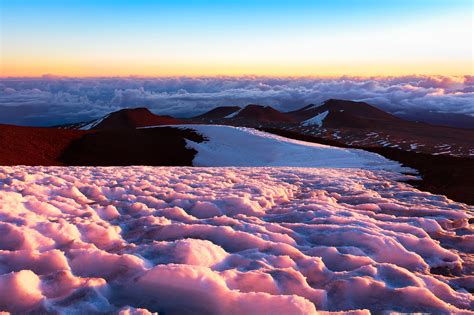 Snow on Mauna Kea | Mauna Kea Big Island Hawaii | Wade Morales | Hawaii Landscape And Nature ...