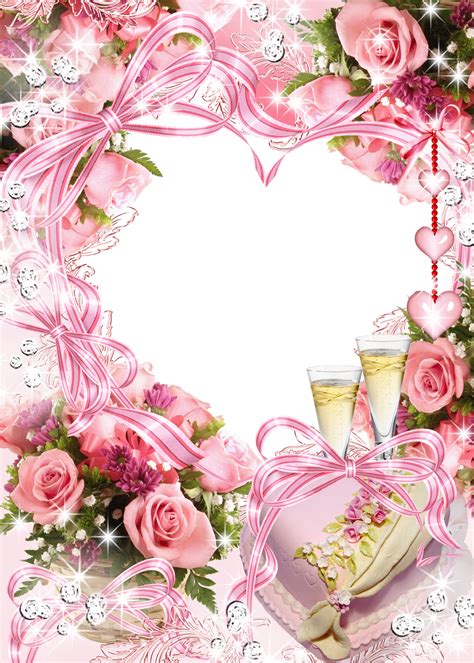 Pin by رغــــــد on *Frames* | Rose frame, Anniversary frame, Flower frame