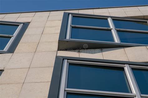 Window and Mullion on a Contemporary Modern Building. the Details of Design and Architecture ...