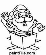 Santa Claus Ringing The Bells – Free Printable Coloring Pages sketch template