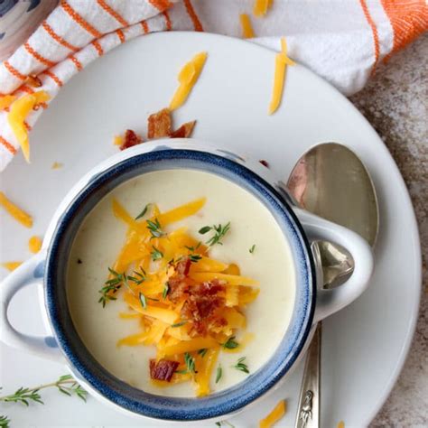 Cream of Leek and Potato Soup - Krazy Kitchen Mom