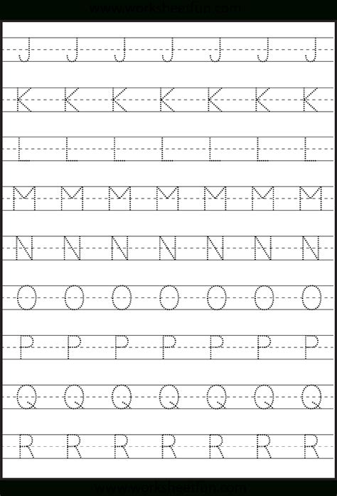 Big Letters Alphabet Tracing Sheets - TracingLettersWorksheets.com