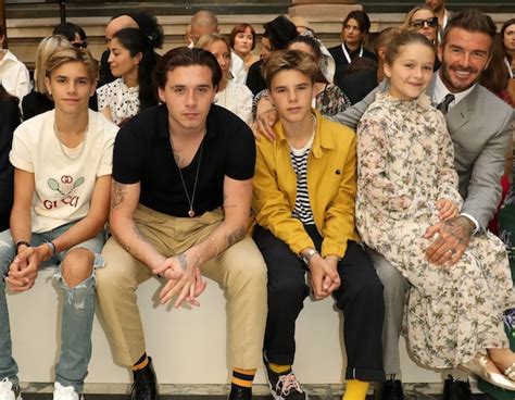 Beckham Kids from Celebrity Kids at Fashion Week Spring 2020 | E! News