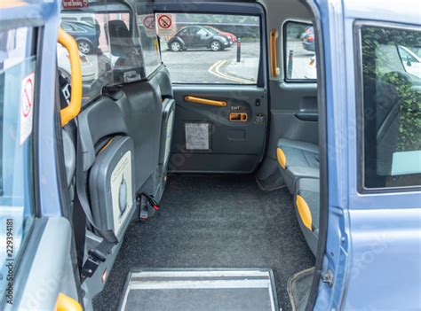 inside view of london taxi Stock Photo | Adobe Stock