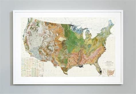 Soil Map of the United States Atlas of American Agriculture | Etsy ...