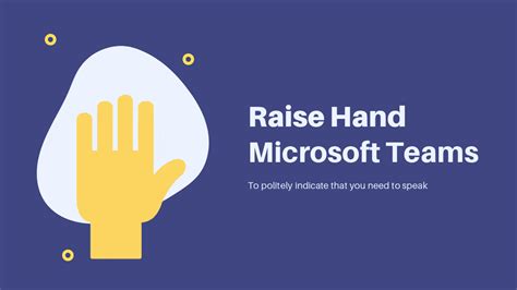 How to Raise Hand in a Microsoft Teams Meeting