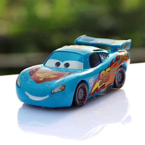 Toys & Hobbies Disney Pixar Cars No.95 Lightning Mcqueen USA Pattern Diecast Toy Model Car 1:55 Toys