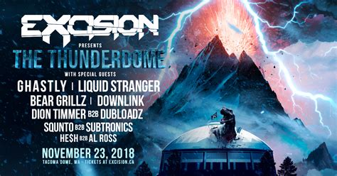 Excision At Tacoma Doma Full Lineup| Thunderdome Tickets On Sale Now