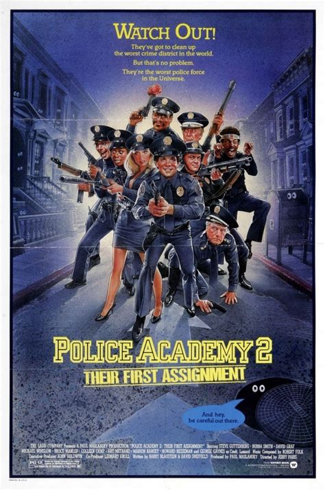 Police Academy 2: Their First Assignment (1985) Stars: Steve Marion Ramsey, Bubba Smith, David ...