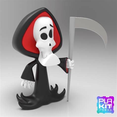 Free STL file GRIM REAPER (The Grim Adventures of Billy and Mandy)・3D ...