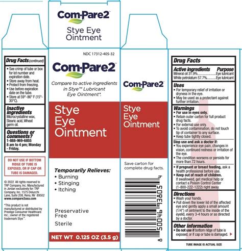 Com-Pare2 Stye Eye Ointment (Stye TM)