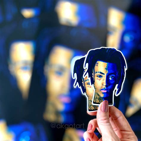 XXXTENTACION | Die Cut Sticker | Hip Hop Portraits by AKGOTART – AK GOT ART