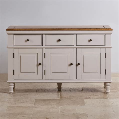 Shay Large Sideboard in Painted Rustic Oak | Oak Furniture Land