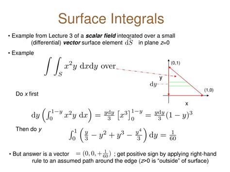 PPT - Lecture 6: Surface Integrals PowerPoint Presentation, free download - ID:730346