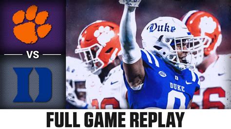 Clemson vs. Duke Full Game Replay | 2023 ACC Football - YouTube