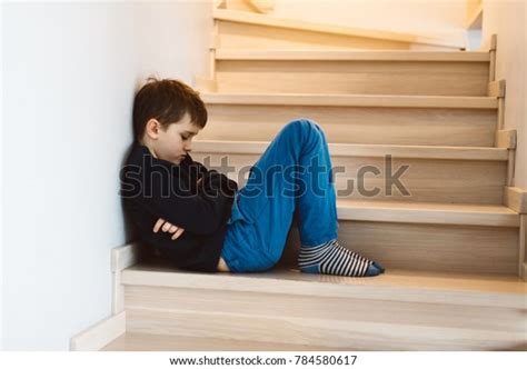 Sad Crying Child Alone On Home Stock Photo 784580617 | Shutterstock