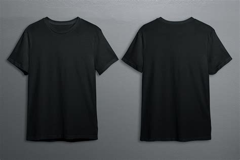 T-shirts mockup psd in black | premium image by rawpixel.com / Benjamas | Kaos sablon, Kaos ...