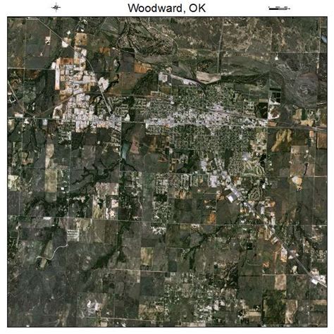 Aerial Photography Map of Woodward, OK Oklahoma