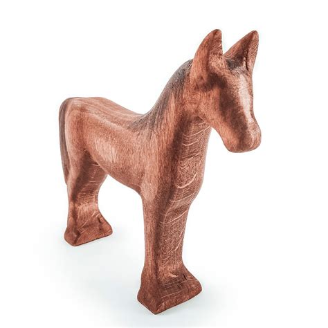 Wooden Toy Horse Wooden Horse Figurine Wooden Farm Animal - Etsy