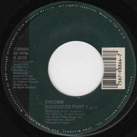 Enigma – Sadeness Part 1 (1990, Vinyl) - Discogs