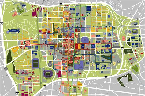 Printable Map Of Charlotte Nc