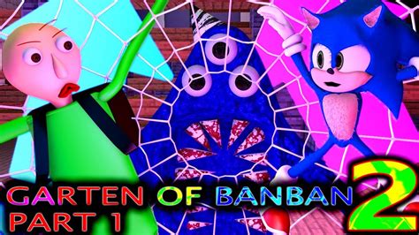 GARTEN OF BANBAN 2 vs SONIC & BALDI Roblox Minecraft Animation CHALLENGE! Spider-man Nabnab - ViDoe