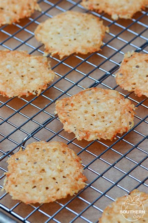 Make these Parmesan Cheese Crisps as soon as you can because not only are they amazingly yummy ...