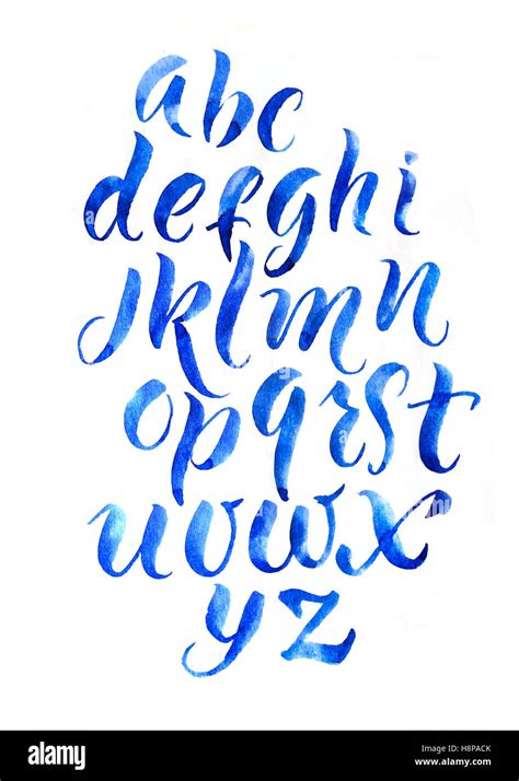 Hand Lettering Fonts Alphabet