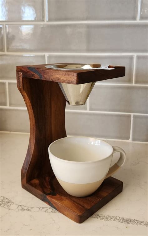 Pour Over Coffee Stand With Filter Custom Coffee Maker - Etsy