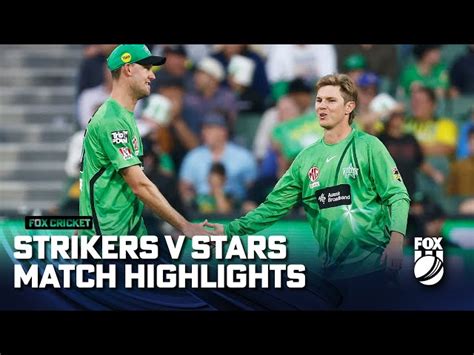 Melbourne Stars vs Adelaide Strikers - Match Highlights | 12/01/2023 ...