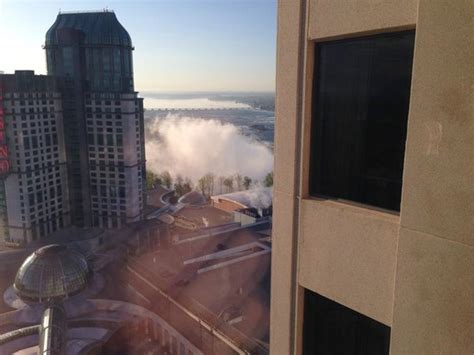 My view of the falls from my room - Picture of Hilton Niagara Falls/Fallsview Hotel & Suites ...