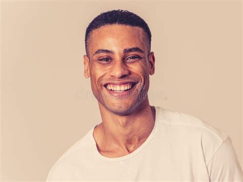 Close Up Portrait of Smiling and Laughing Attractive Man in Happy Face ...